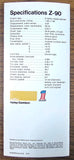 VTG Original 1973 Harley Davidson Z-90 Trail NOS AMF Brochure