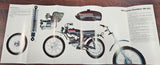 VTG Original 1974 Harley Davidson SR-100 NOS AMF Brochure