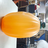 Vtg Blow Mold JackO Lantern Pumpkin Orange General Foam Plastics Halloween Decor
