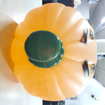 Vtg Blow Mold JackO Lantern Pumpkin Orange General Foam Plastics Halloween Decor