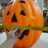 Vtg Blow Mold JackO Lantern Pumpkin Orange General Foam Plastics Halloween Light