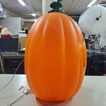 Vtg Blow Mold JackO Lantern Pumpkin Orange General Foam Plastics Halloween Light