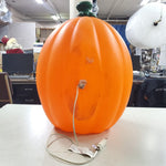 Vtg Blow Mold JackO Lantern Pumpkin Orange General Foam Plastics Halloween Light
