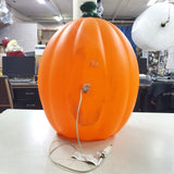 Vtg Blow Mold JackO Lantern Pumpkin Orange General Foam Plastics Halloween Light