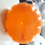 Vtg Blow Mold JackO Lantern Pumpkin Orange General Foam Plastics Halloween Light
