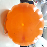Vtg Blow Mold JackO Lantern Pumpkin Orange General Foam Plastics Halloween Light