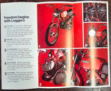 VTG Original 1972 Harley Davidson Leggero 65cc NOS AMF Brochure
