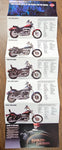 1983 Harley Davidson Super Glide Low Rider Roadster Fold Out Dealer Brochure