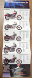 1983 Harley Davidson Super Glide Low Rider Roadster Fold Out Dealer Brochure