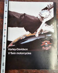 VTG 1976 Harley Davidson V-Twin Electra Glide Sportster Superglide AMF Brochure