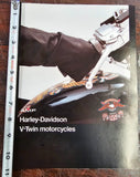 VTG 1976 Harley Davidson V-Twin Electra Glide Sportster Superglide AMF Brochure