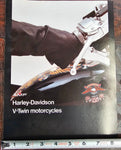 VTG 1976 Harley Davidson V-Twin Electra Glide Sportster Superglide AMF Brochure