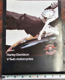 VTG 1976 Harley Davidson V-Twin Electra Glide Sportster Superglide AMF Brochure