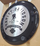 Black Wounded Warrior Project Derby Cover Harley Dyna Softail Touring Military