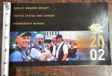 2002 Harley Davidson Owners Group United States Canada Membership Manual