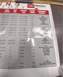 Toro Wheel Horse Tractors Riding Red Lawn Garden Mowers Poster 490-6265