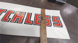 Matchless Poster Sign 25 x 7 1/2 Motorcycle Wings Garage Wall Art Banner
