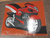 HayaBusa Hand Painted Poster Suzuki Cyles Motorcycle 2014 26x21.5 Original Art