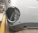 Harley Davidson 2014^ Tour Pak Bottom Road Glide Silver Grey Blue Stripes OEM