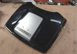 2012 Tour Pak Lid Harley Blade Silver FLH Ultra Glide OEM Blue Metalic Flake??