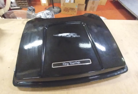 VTG Black King Tour Pak Lid ShovelHead FLT TourGlide Electra Glide FLH OEM