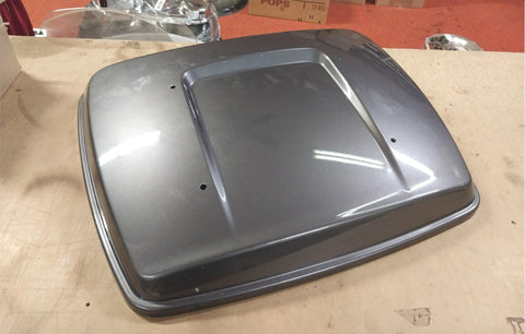 Charcoal Denim? 2014^ Harley OEM Tour Pak Lid Ultra Road Glide Limited FLTR NOS