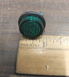 LICENSE PLATE BOLTS GREEN MINI REFLECTORS Wingnut Motorcycle Harley Honda Bobber