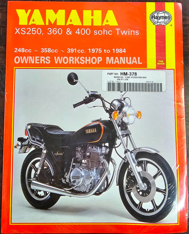 Yamaha 1975-1984 XS250/360/400 SOHC Twins Haynes Owners Workshop Manual NEW!