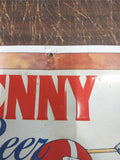 Genny Beer Metal Sign All Seasons Football Breweriana Baseball Hockey Basketball