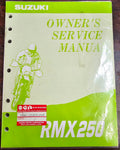 Genuine OEM 1994 Suzuki RMX250 Dirt Bike Owners Service Manual NEW!