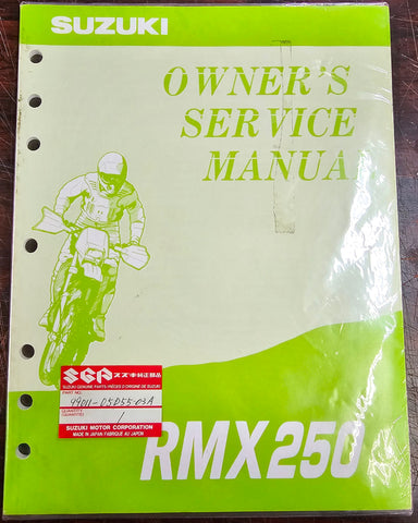 Genuine OEM 1994 Suzuki RMX250 Dirt Bike Owners Service Manual NEW!