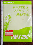 Genuine OEM 1994 Suzuki RMX250 Dirt Bike Owners Service Manual NEW!