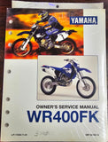 OEM 1998 Yamaha WR400FK Dirt Bike NOS Owners Service Manual NEW!