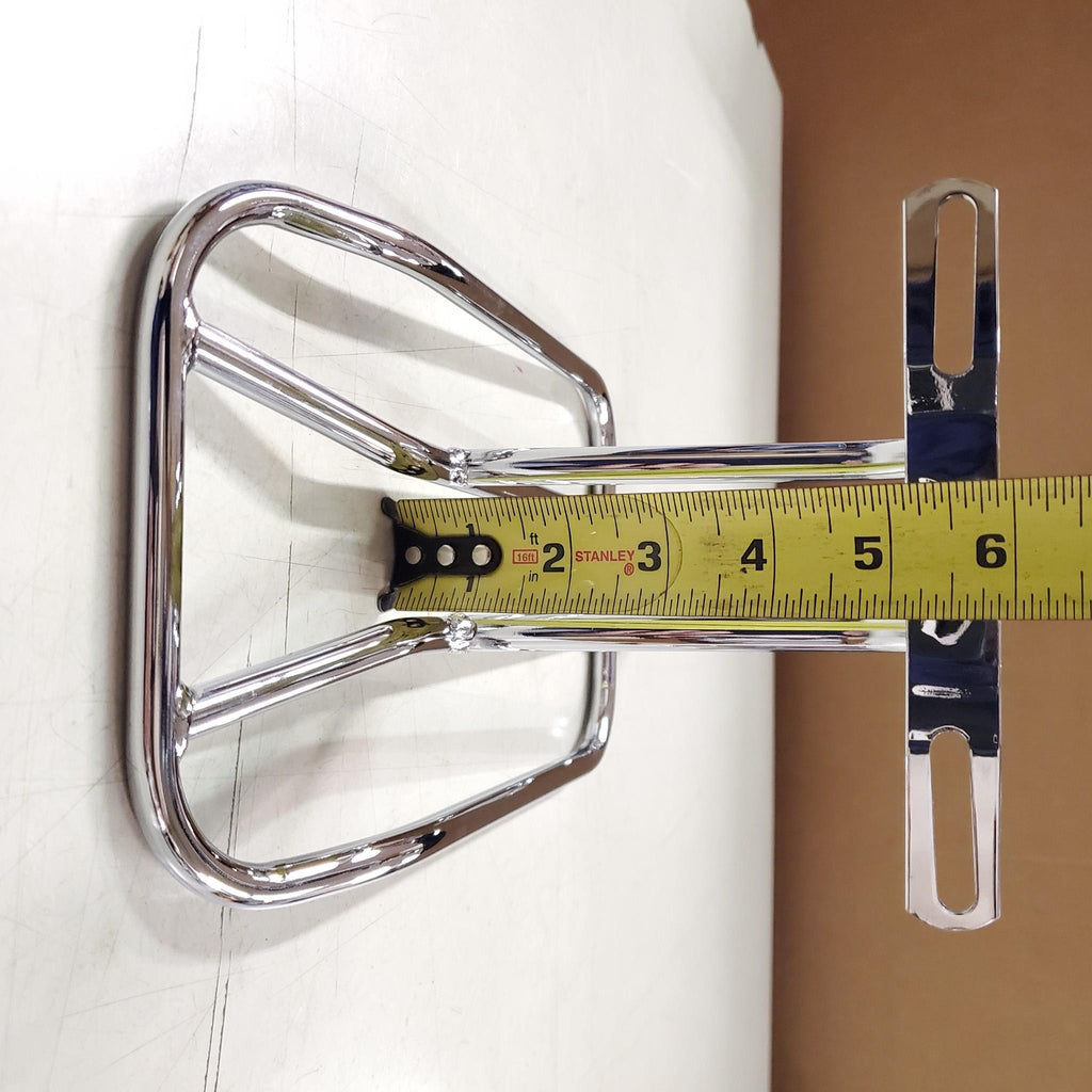 Fatboy Rear Fender Rack Chrome Rear Fender Carrier Luggage Rack Harley Heritage Softail Fatboy ...
