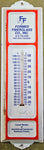 VTG Formed Fiberglass CO Pittsburgh PA Thermometer Advertising Sign Tin!