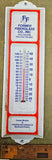 VTG Formed Fiberglass CO Pittsburgh PA Thermometer Advertising Sign Tin!