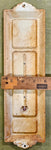 VTG Formed Fiberglass CO Pittsburgh PA Thermometer Advertising Sign Tin!