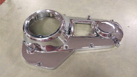 Chrome Outer Primary Cover FLT FXR FLHS 1980-1984 Tour Glide Bagger 5 sp Harley