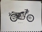 Service Manual T160 Triumph Trident Motorcycle Electric Start
