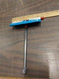 EMGO Red T-Bar 12MM HEX Screwdriver 84-03862 Chrome Plated Shaft Plastic Handle
