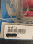 Disc Brake Lock Rotor Red w/Bracket Security Key 81-95415 Motorcycle