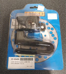 81-95466 Emgo Lock Lotor Black 5.5mm Pin w/ Bracket Security 2 Keys Safety Wheel