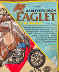 Genuine Harley Davidson "Eaglet" Polyester 40"x45" Crib Baby Blanket Decor USA!