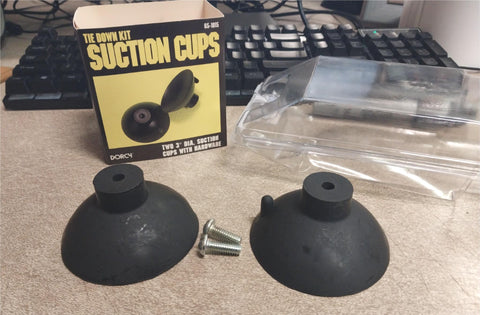 Tie Down 3' Suction Cups w/ Hardware 65-1015 Automotive Household Camping Boatin
