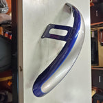 Front Fender Flame Blue Pearl Brilliant Silver Harley Softail Dyna Wi Glide FXST
