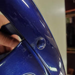 Front Fender Flame Blue Pearl Brilliant Silver Harley Softail Dyna Wi Glide FXST