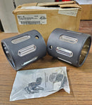 OEM Harley Davidson Black Chrome 4" Revolve Muffler End Caps Screamin Eagle Tour