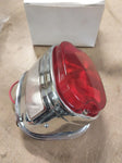 68010-64B Chrome Plated Taillight Assembly 1 Pcs 1955-1972 Harley Twins 12 Volt