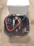 68010-64B Chrome Plated Taillight Assembly 1 Pcs 1955-1972 Harley Twins 12 Volt