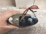MIDUSA Cat Eye Tail Lamp 12 Volt 33-0306 Brake Light Harley Custom Bobber